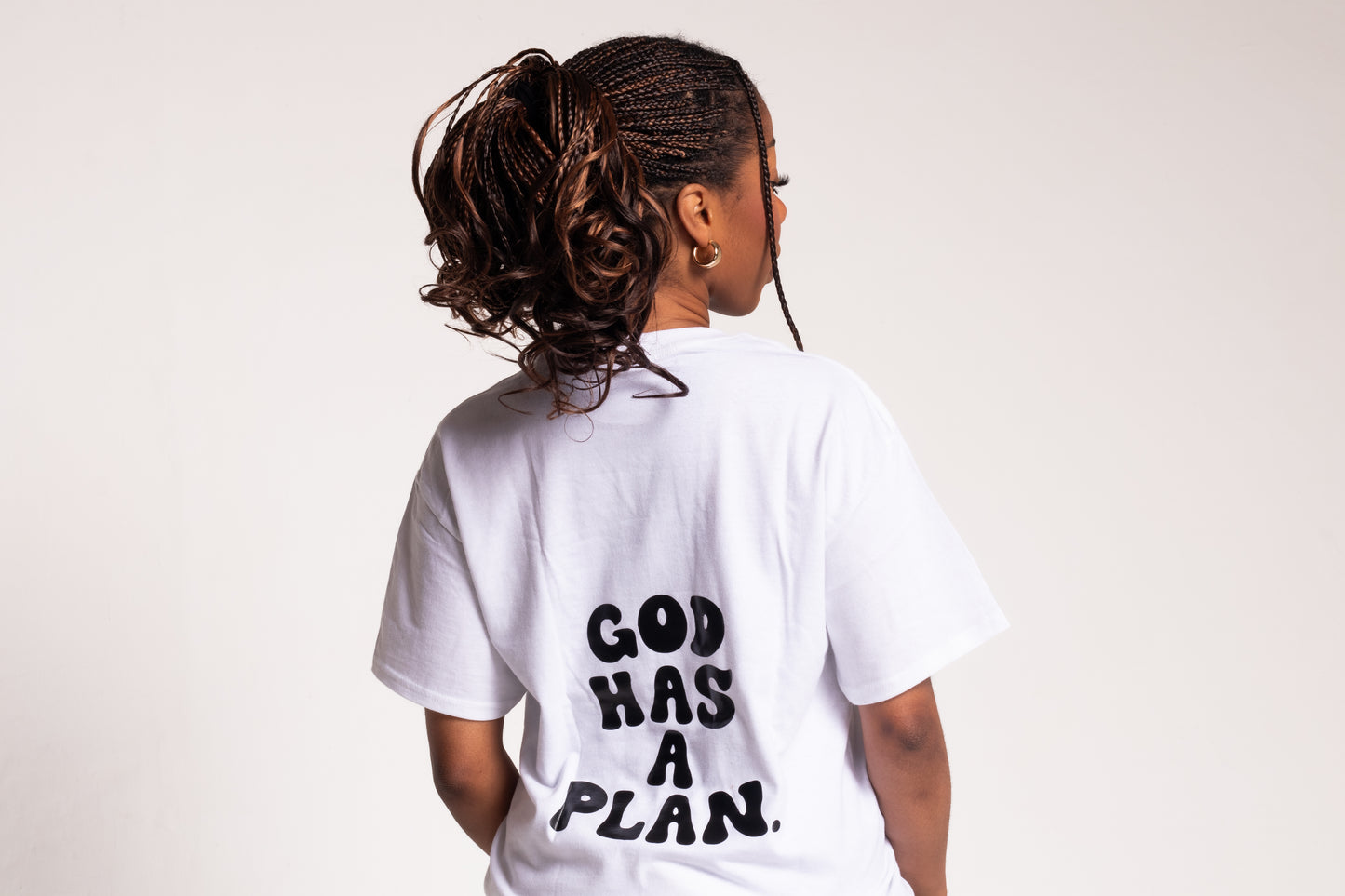 GOD HAS A PLAN PREMIUM WHITE / BLACK