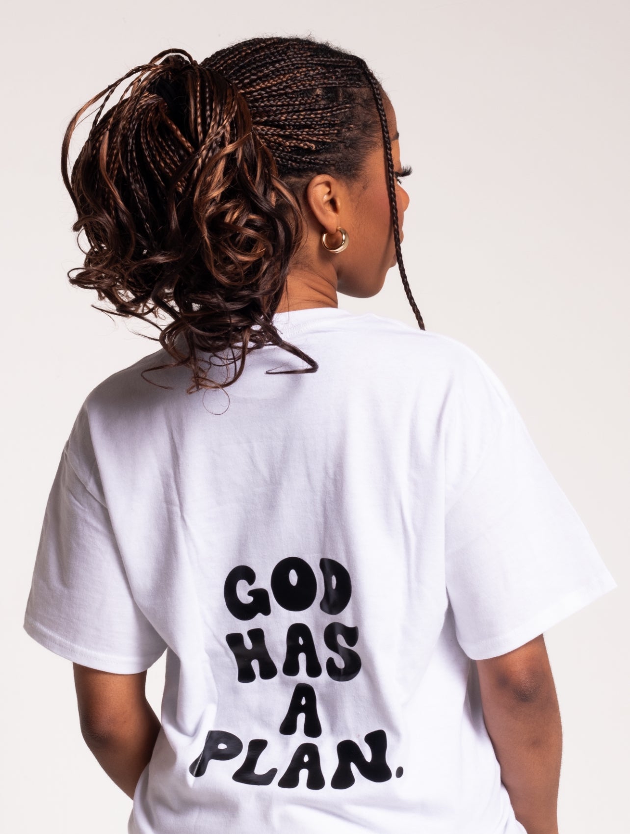 GOD HAS A PLAN PREMIUM WHITE / BLACK