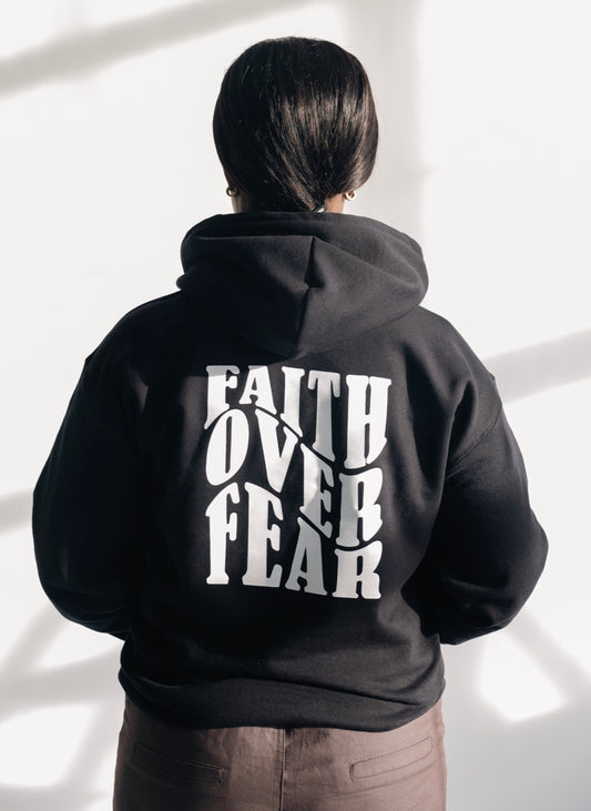 FAITH OVER FEAR HOODIE (BLACK)
